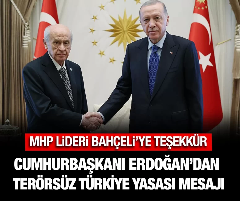 Cumhurbaşkanı Erdoğan’dan Milli Dayanışma ve Toplumsal Bütünleşme teklifi paylaşımı