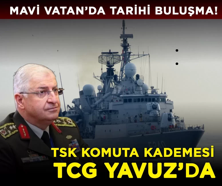 Komuta kademesi gemiyi gezdi