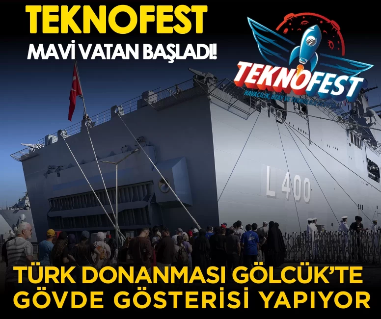 Türk donanması Gölcük’te gövde gösterisi yapıyor