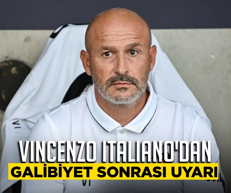 Italiano'dan galibiyet sonrası uyarı