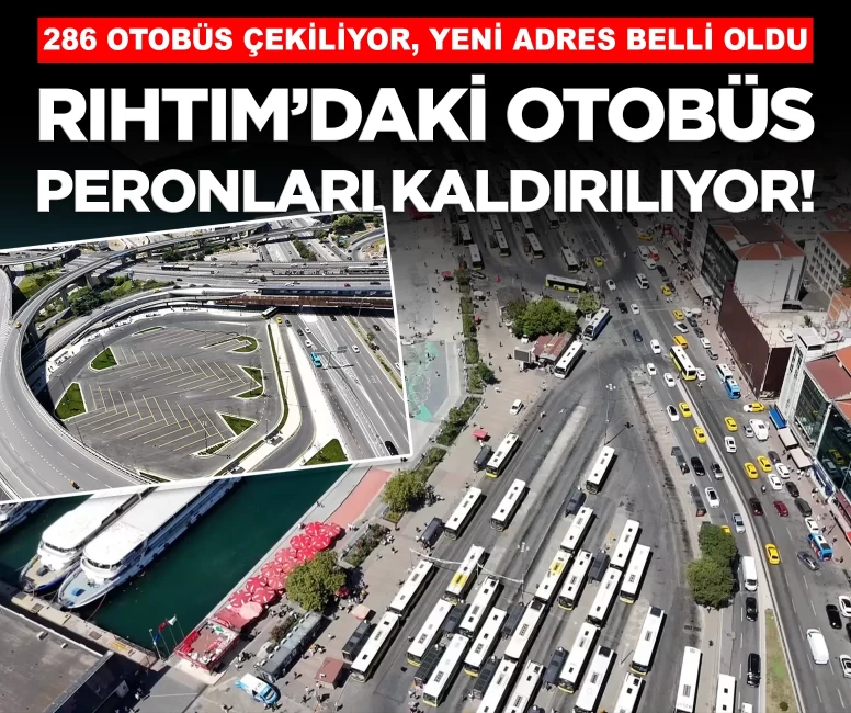 Kadıköy Rıhtım'daki otobüs peronları kaldırılıyor! Yeni adres belli oldu