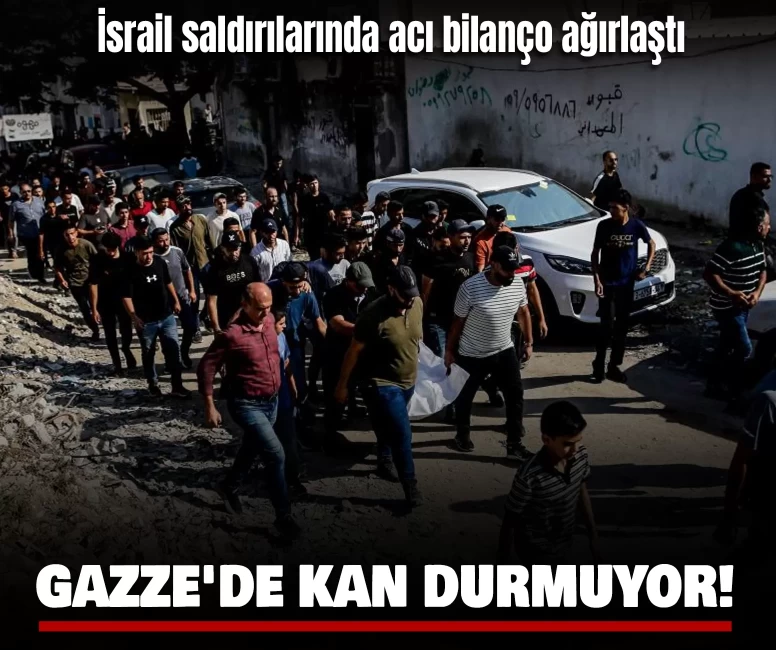 İsrail'in Gazze saldırılarında can kaybı artıyor!