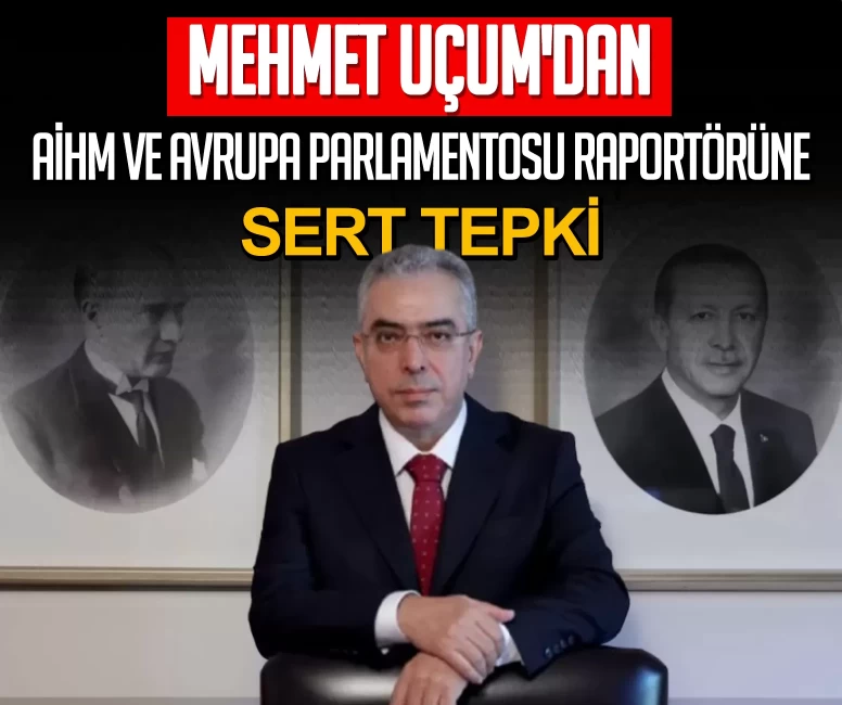 Mehmet Uçum'dan AİHM ve Avrupa Parlamentosu raportörüne sert tepki