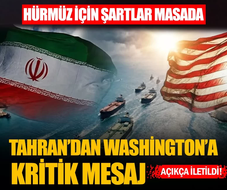 Hürmüz için şartlar masada