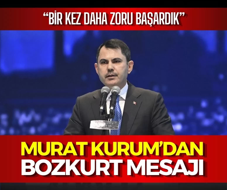 Bakan Kurum: "Bozkurt'umuz konutuyla, iş yeriyle, köprüsüyle, hastanesiyle, yeşil alanıyla bakmaya doyulmaz bir yer oldu"