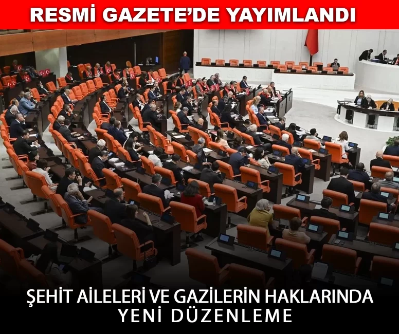 Resmi Gazete'de yayımlandı