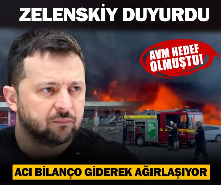 Zelenskiy duyurdu: AVM hedef olmuştu! Acı bilanço giderek ağırlaşıyor