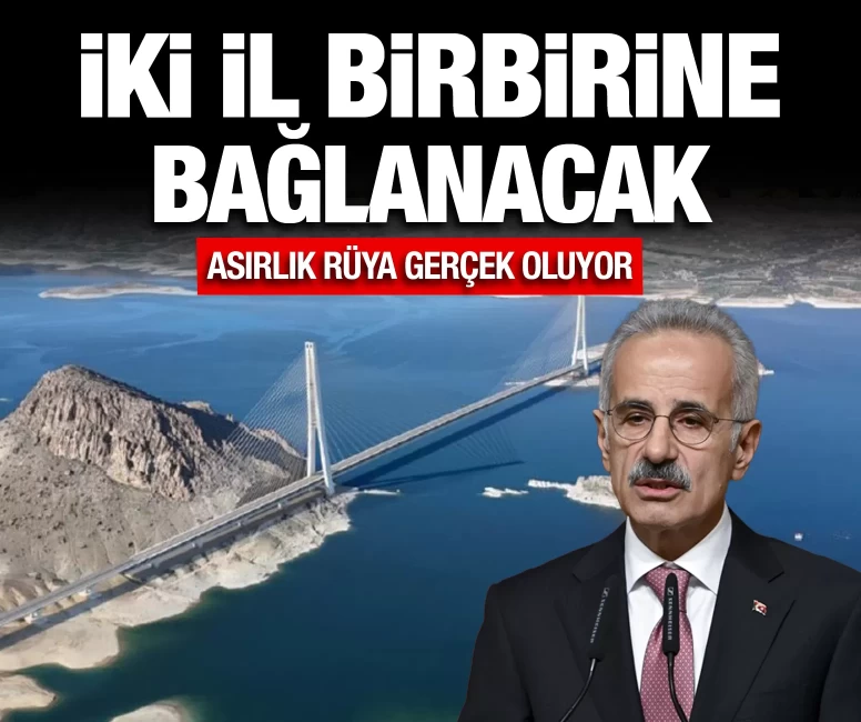 Tunceli ve Elazığ'ı birleştirecek Pertek Köprüsü için geri sayım başladı