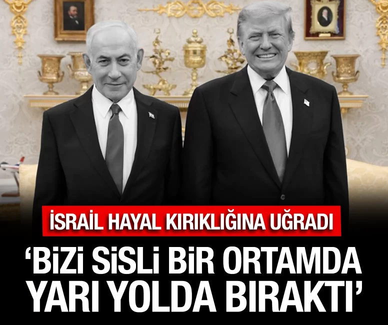 "Bizi sisli bir ortamda yarı yolda bıraktı"