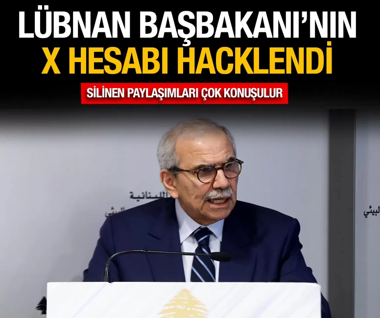 Lübnan Başbakanı Nevvaf Selam'ın X hesabı hacklendi