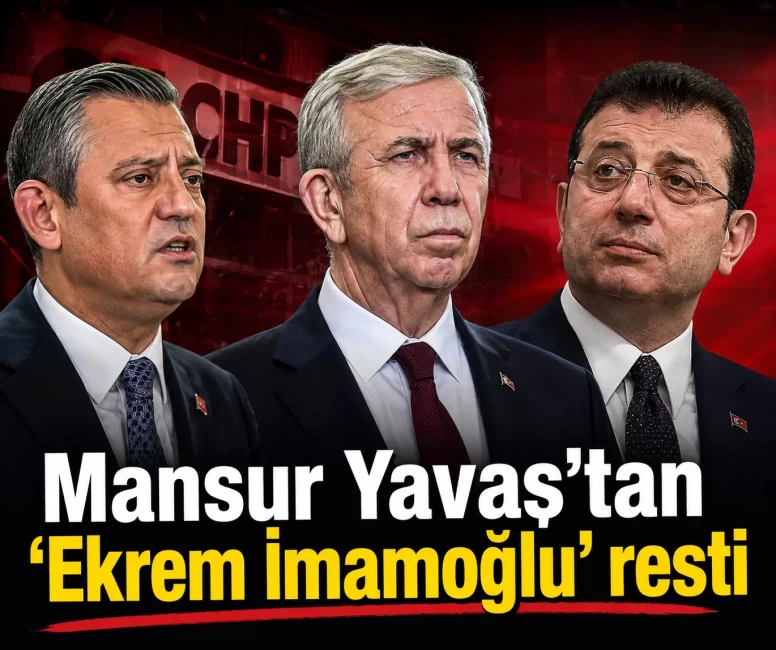 Mansur Yavaş, ‘Ekrem İmamoğlu’ restini çekti!