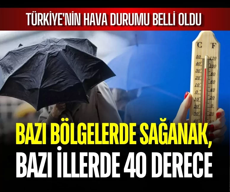 Meteoroloji'den kuvvetli yağış uyarısı! Samsun ve Ordu'ya dikkat, sıcaklıklar 40 dereceyi bulacak