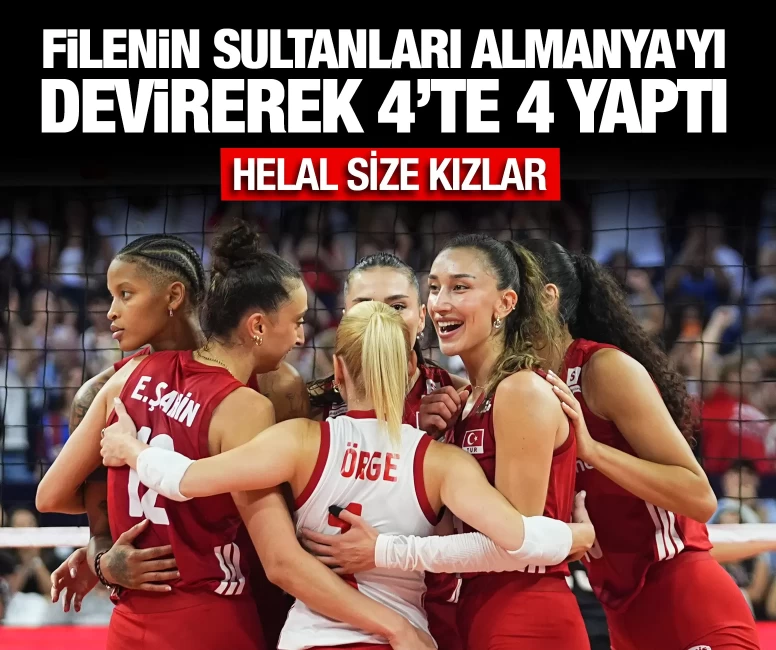 Filenin Sultanları, Almanya'yı devirerek 4’te 4 yaptı