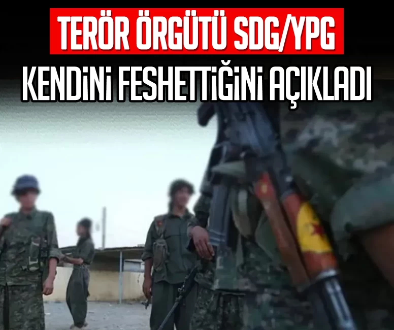 Terör örgütü SDG/YPG kendini feshettiğini açıkladı