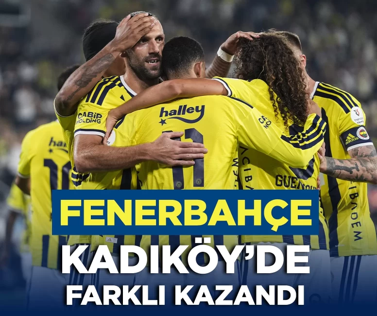 Kadıköy'deki gol düellosunda kazanan Fenerbahçe