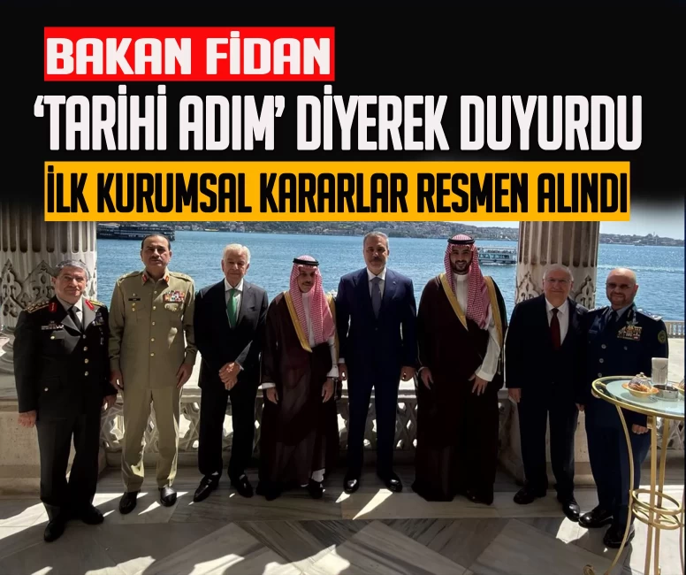 Mekke Savunma İttifakı’nda tarihi adım! Hakan Fidan duyurdu: İlk kurumsal kararlar resmen alındı