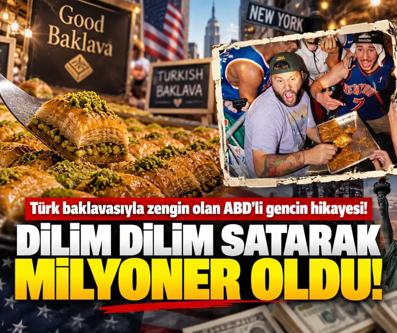 Türkiye'den aldığı baklavayı dilim dilim sattı, milyoner oldu! İşte o ABD'li gencin girişim hikayesi