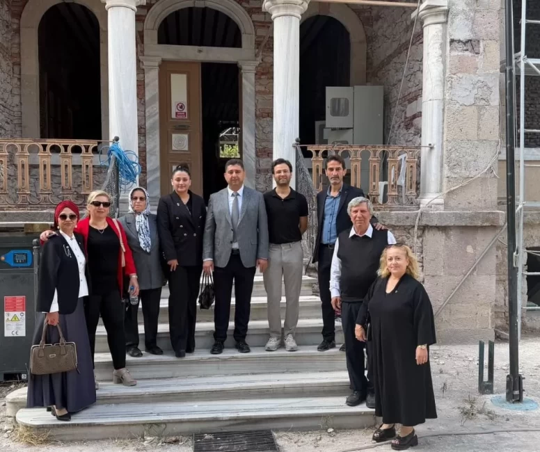 MHP Bandırma İlçe Başkanı Harun Algül’den tarihi yapıya ziyaret!