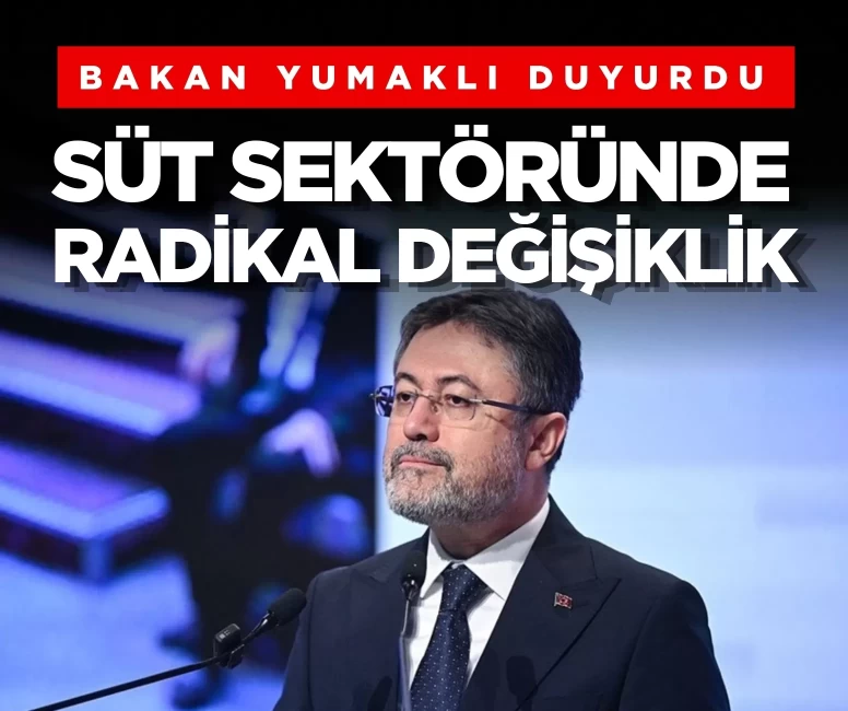 Bakan Yumaklı duyurdu: İçme sütlerinde yeni dönem başlıyor