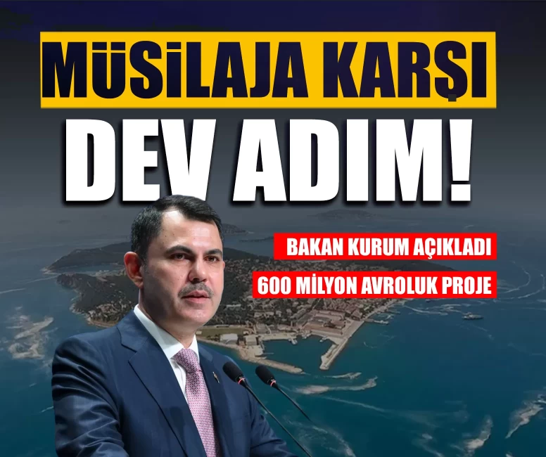 Bakan Kurum açıkladı: Marmara Denizi'nde müsilajla mücadele için 600 milyon avroluk yeni proje