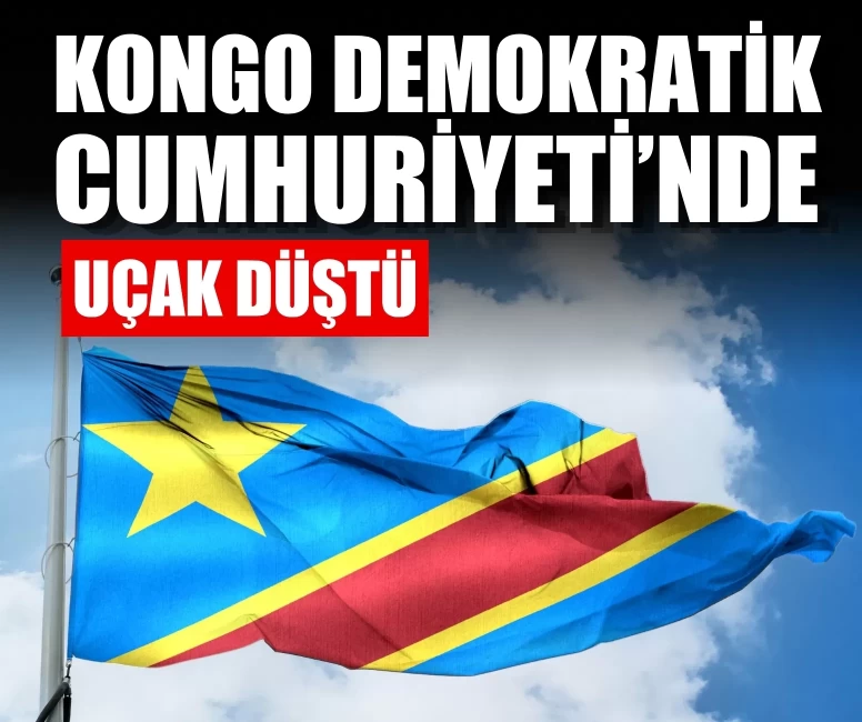 Kongo Demokratik Cumhuriyeti’nde uçak düştü: 17 kişi hayatını kaybetti
