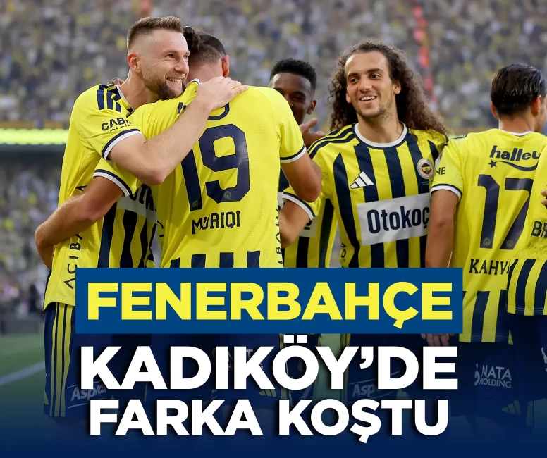 Fenerbahçe, Eyüpspor'u 8-0 mağlup etti!