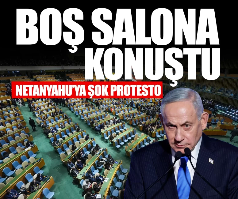 Netanyahu'ya BM'de şok protesto
