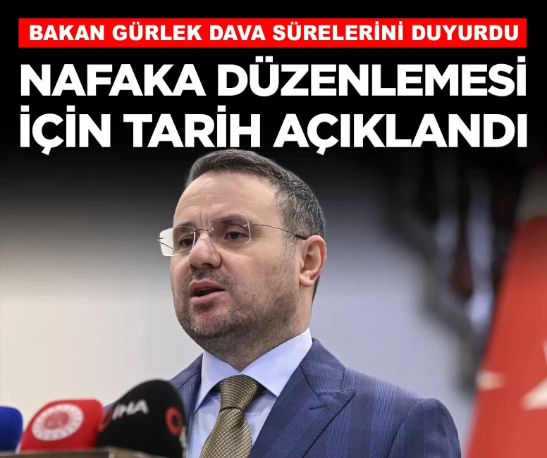 Bakan Gürlek duyurdu: Süresiz nafaka düzenlemesi ekimde hayata geçecek