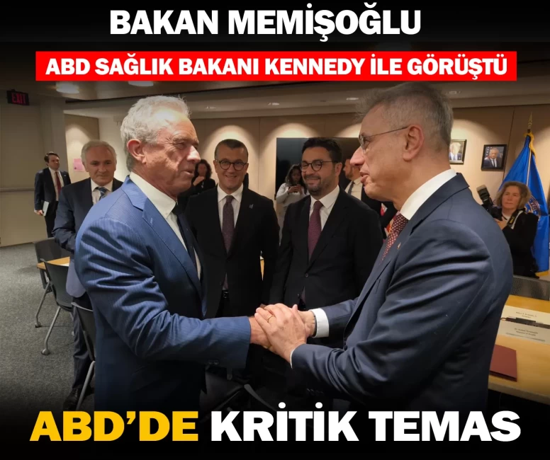 Bakan Memişoğlu ABD’de mevkidaşı Kennedy ile bir araya geldi