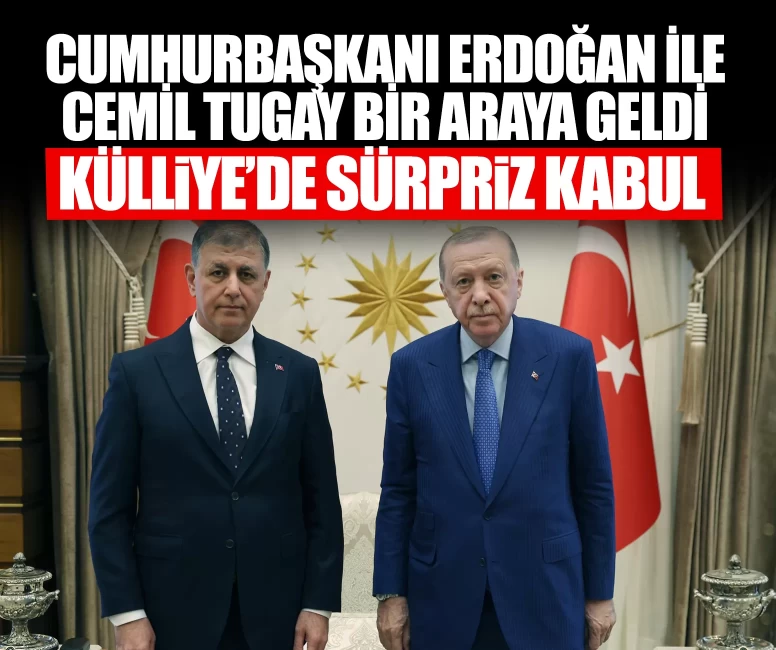 Cumhurbaşkanı Erdoğan ile Cemil Tugay bir araya geldi