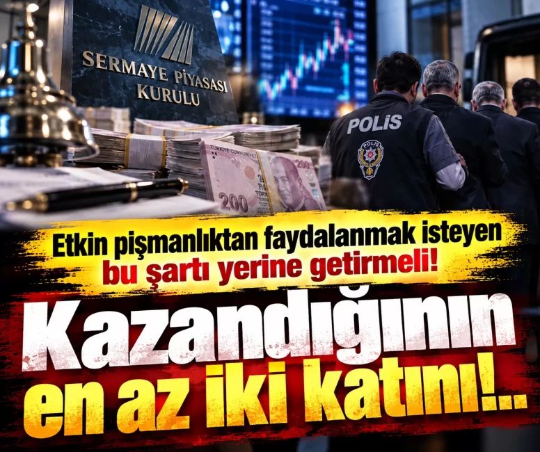 Fon soruşturmasında suçlu bulunanların etkin pişmanlıktan faydalanabilmesi için gereken şartlar açıklandı!