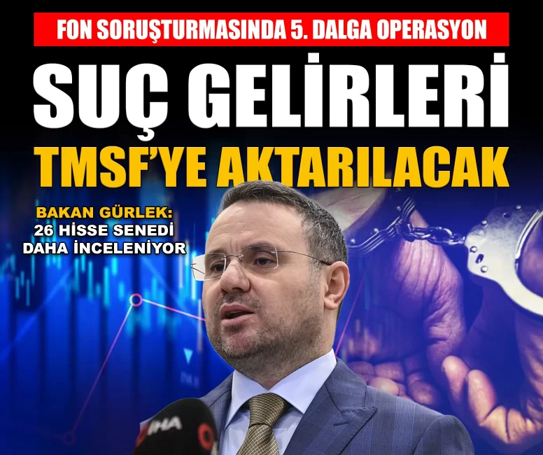 Bakan Gürlek: 'Suçtan elde edildiği tespit edilen mal varlığı TMSF'ye aktarılacak'