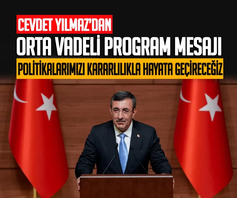 Cumhurbaşkanı Yardımcısı Cevdet Yılmaz’dan OVP mesajı