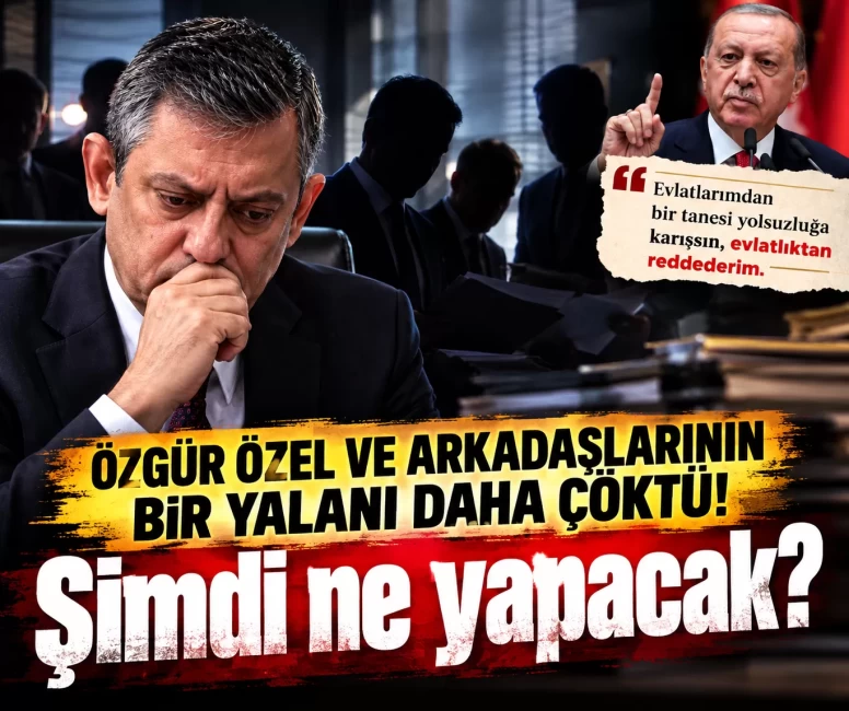"AK Parti, hükümete yakın kişilere dokunmuyor" yalanı yerle bir oldu! Özgür Özel şimdi ne yapacak?