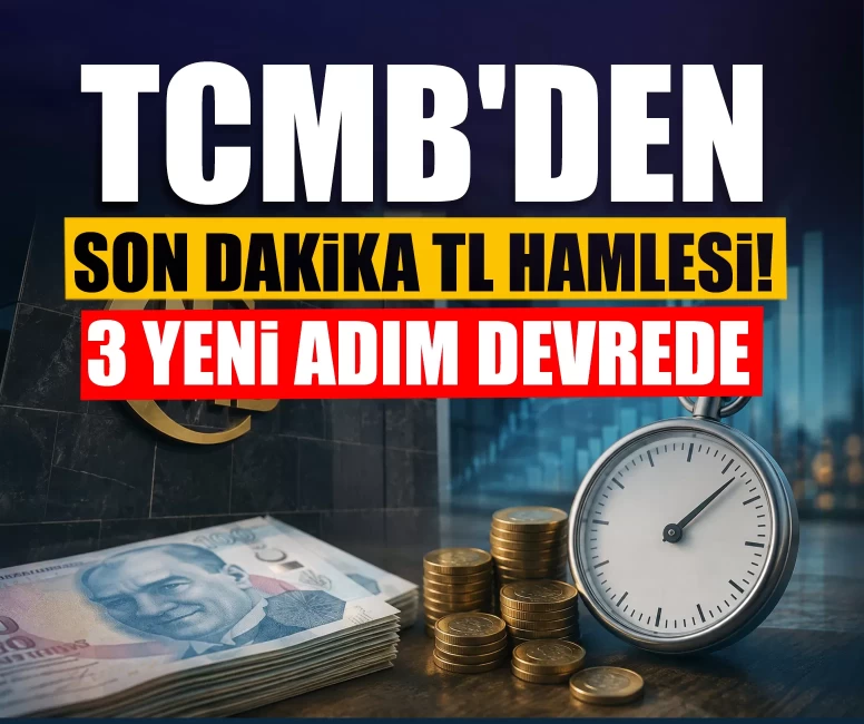 TCMB'den son dakika TL hamlesi! 3 yeni adım devrede