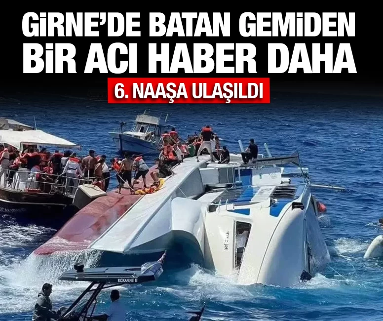 Girne’de batan gemiden bir acı haber daha