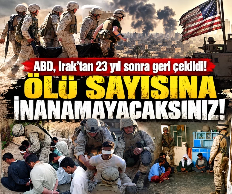 23 yıldır Irak'ta bulunan ABD işgali sona erdi! Ölü sayısına inanamayacaksanız!