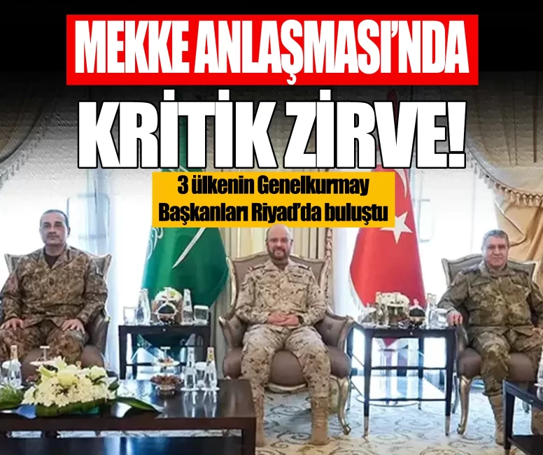 Genelkurmay Başkanı Bayraktaroğlu Riyad'da! Mekke Ortak Savunma Anlaşması toplantısına katıldı