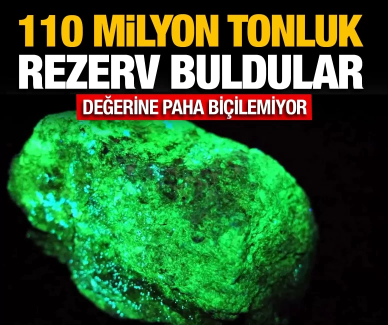 110 Milyon tonluk rezerv buldular