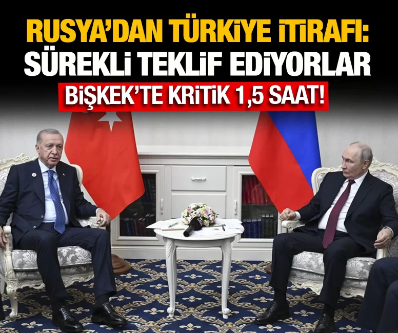 Kremlin'den Erdoğan-Putin zirvesi açıklaması