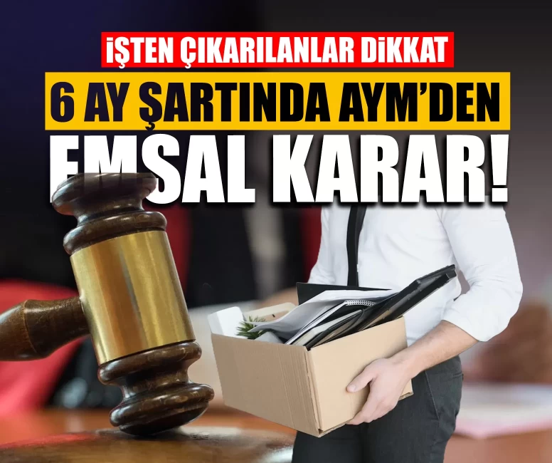 İşten çıkarılanlar dikkat!