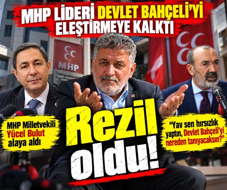 MHP Lideri Devlet Bahçeli'yi eleştirmeye kalkan o partinin genel başkanı rezil oldu: KONUNUN SENİNLE İLGİSİ YOK