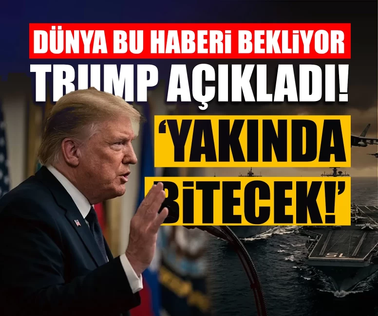 Trump'tan dünyanın beklediği İran savaşı açıklaması