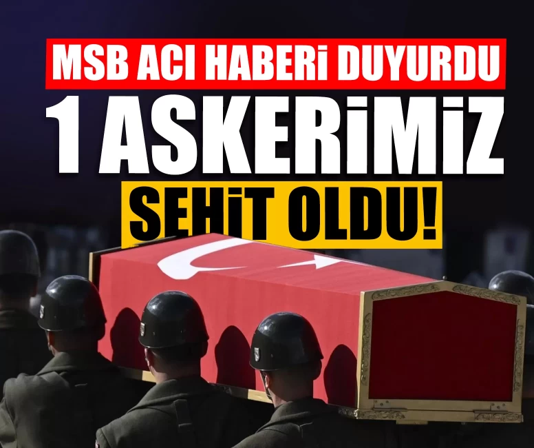 MSB acı haberi duyurdu: Piyade Uzman Çavuş Yusuf Güneş şehit oldu!