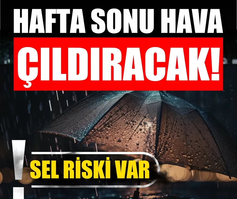 Marmara ve Karadeniz’e şiddetli yağış, Akdeniz’e fırtına