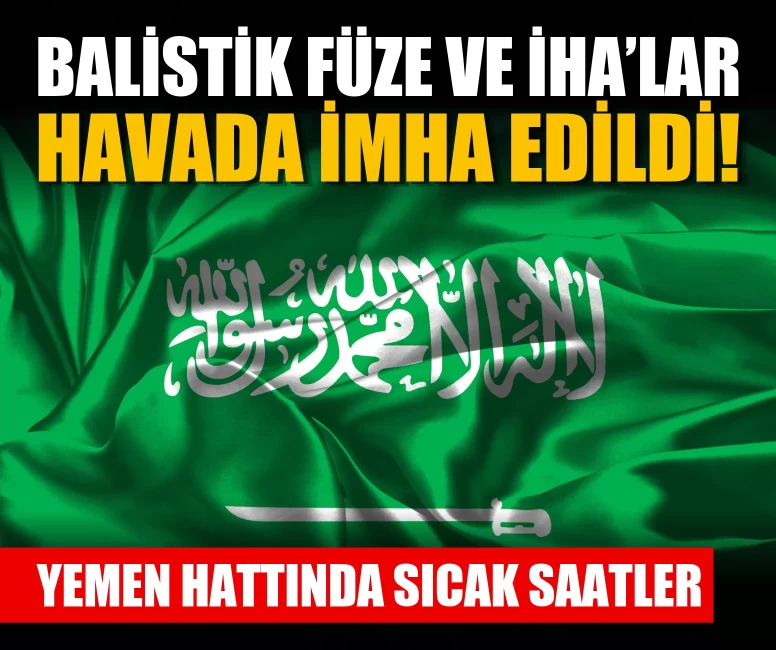 Balistik füze ve İHA’lar havada imha edildi!