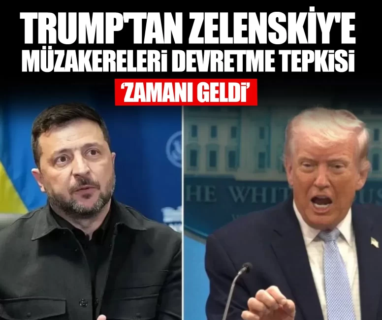 Trump'tan Zelenskiy'e müzakereleri devretme tepkisi