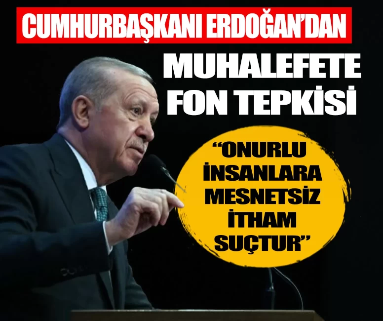 Cumhurbaşkanı Erdoğan’dan muhalefete sert mesaj: Muhalefetin ciddiyetsiz tavrını fon tartışmalarında da görüyoruz