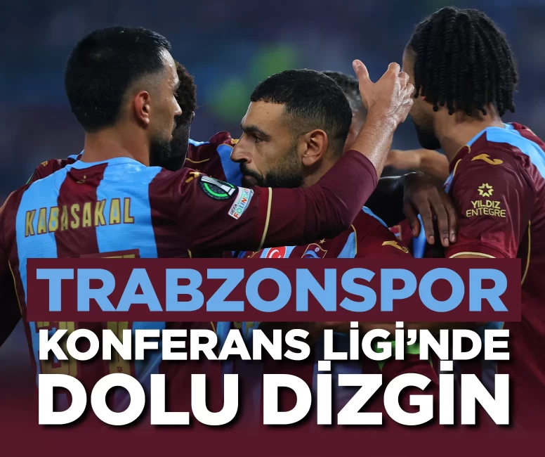 Trabzonspor, UEFA Konferans Ligi'nde dolu dizgin