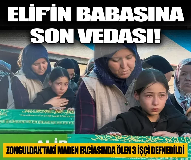 Zonguldak'taki maden faciasında acı veda! 3 madenci toprağa verildi